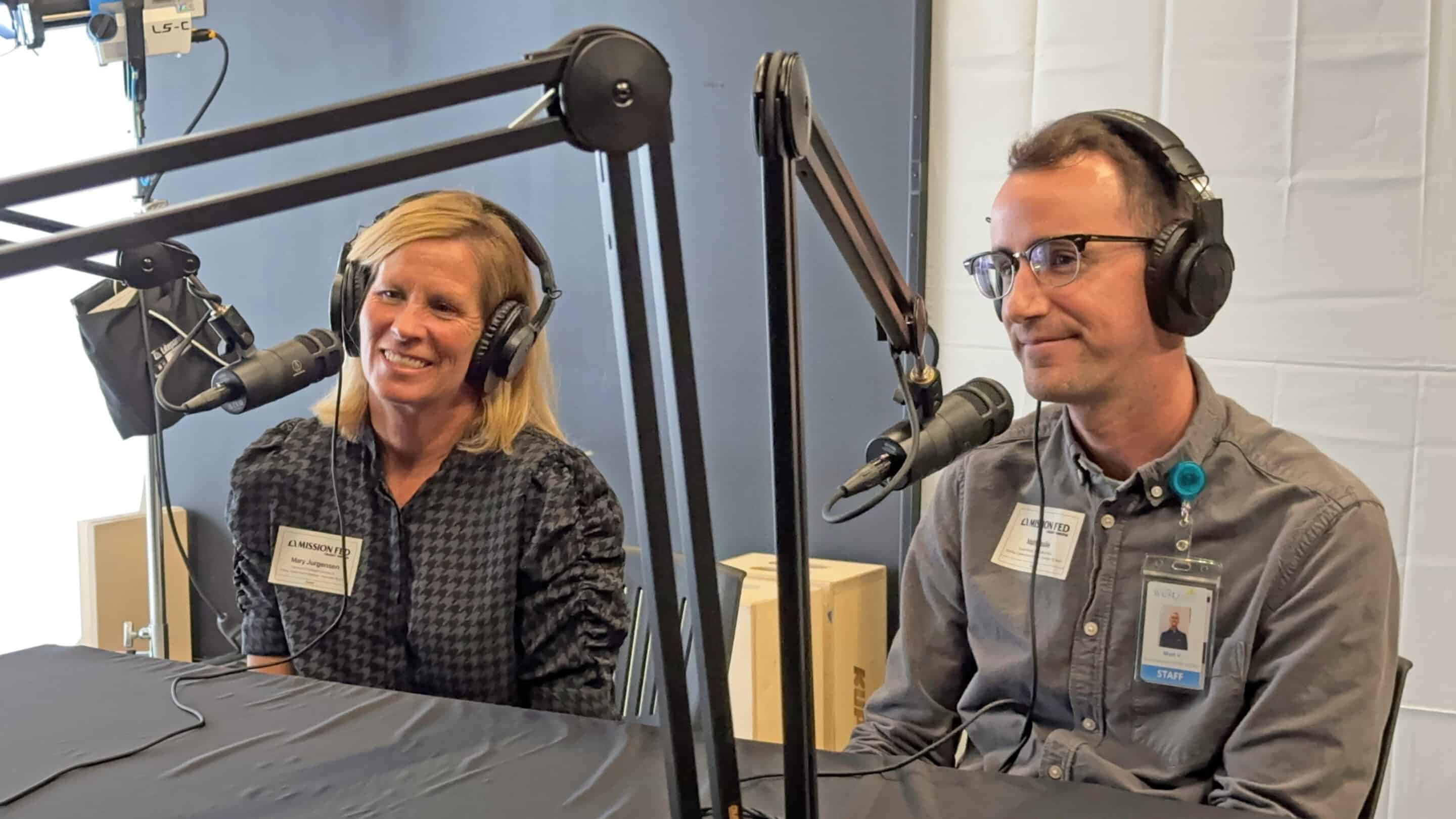 Gary and Mary West PACE team during the podcast interview